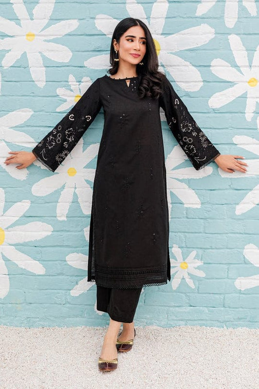 Black Spring - Best Selling - 2Pc Embroidered Dress