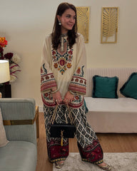 Kajal-2pc printed dress