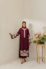 Restock order now-3PC Embroidered Dress