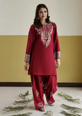 Ferio Onion - 2Pc Embroidered Dress