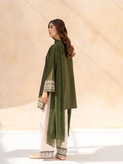 Limited stock-3PC Pink Saya - Embroidered Dress